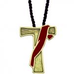 Terra Sancta Deacon Tau Cross Bronze Pendant